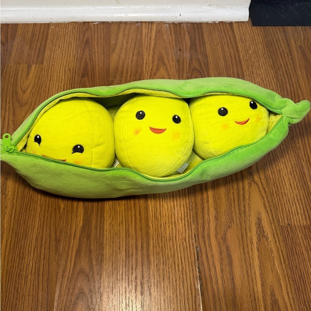 Disney Store Pixar Toy Story 3 Peas-in-a-Pod plush toy.